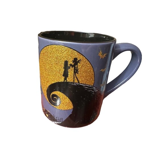 Disney Other - Disney Tim Burton's The Nightmare Before Christmas‎ Mug - 14 Oz Glittery Ceramic
